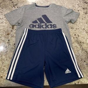 Adidas shorts set